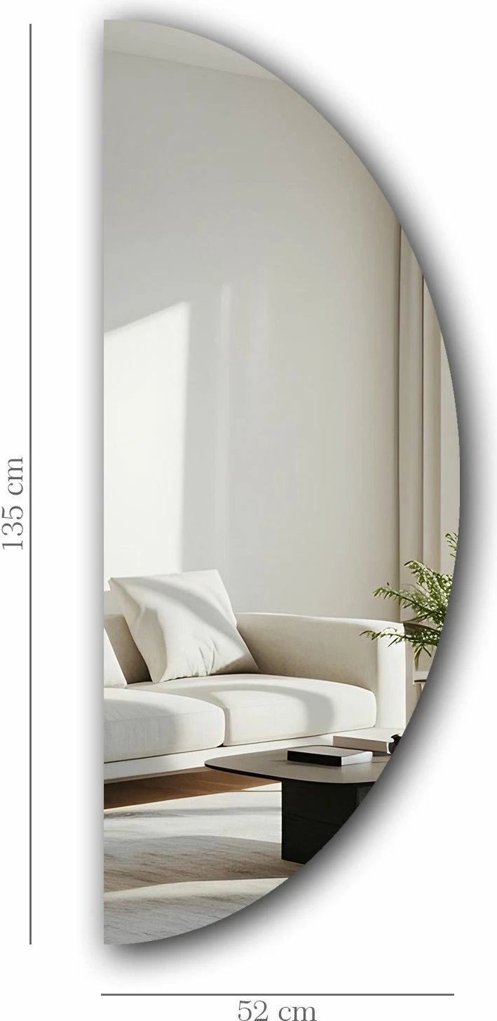 Pasqyrë Skye Decor, shumëngjyrëshe, 52x135cm, 52135Ayna-002