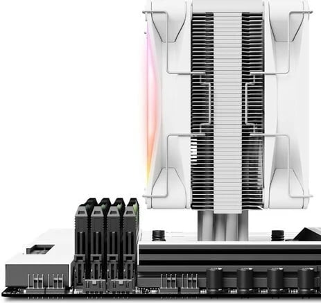 Ventilator CPU NZXT T120 RGB, i bardhë