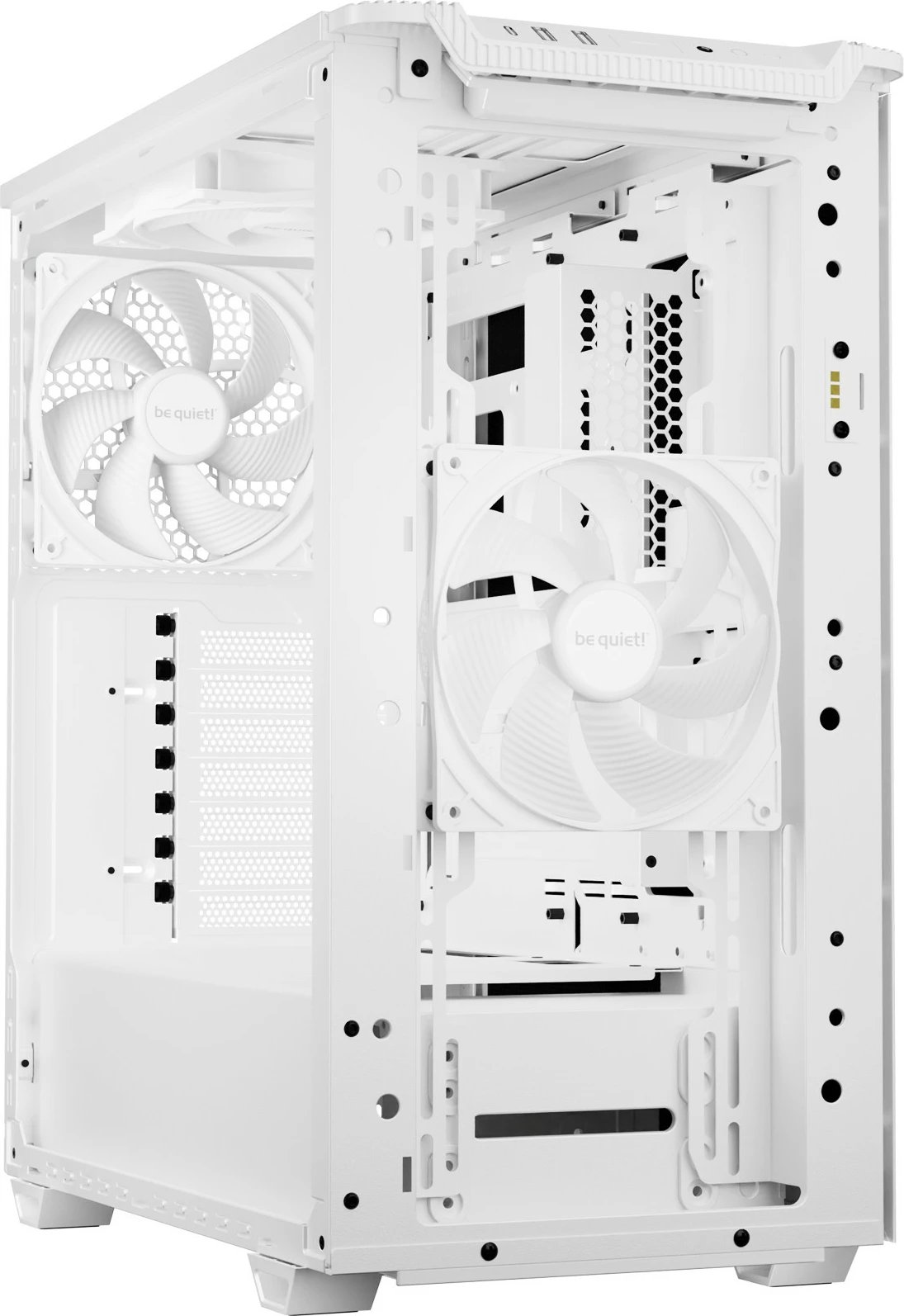 Kasë be quiet Pure Base 501 DX, Midi Tower, e bardhë, me dritare xhami dhe RGB