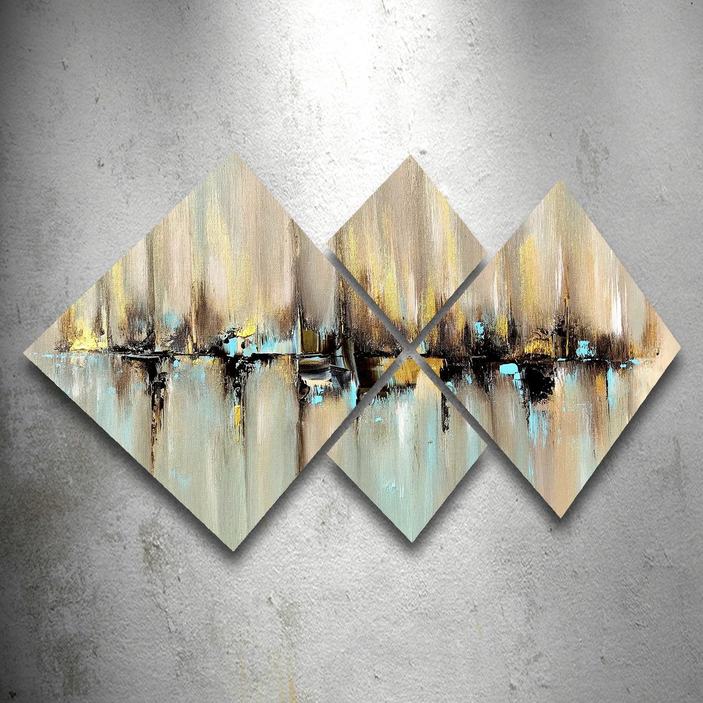 Pikturë dekorative MDF (4 copë), Wallity, 4MDF05568864473