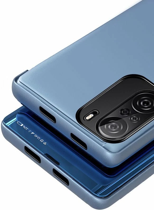 Mbështjellës Hurtel Clear View Case për Xiaomi Redmi K40 Pro+ / K40 Pro / K40 / Poco F3, rozë