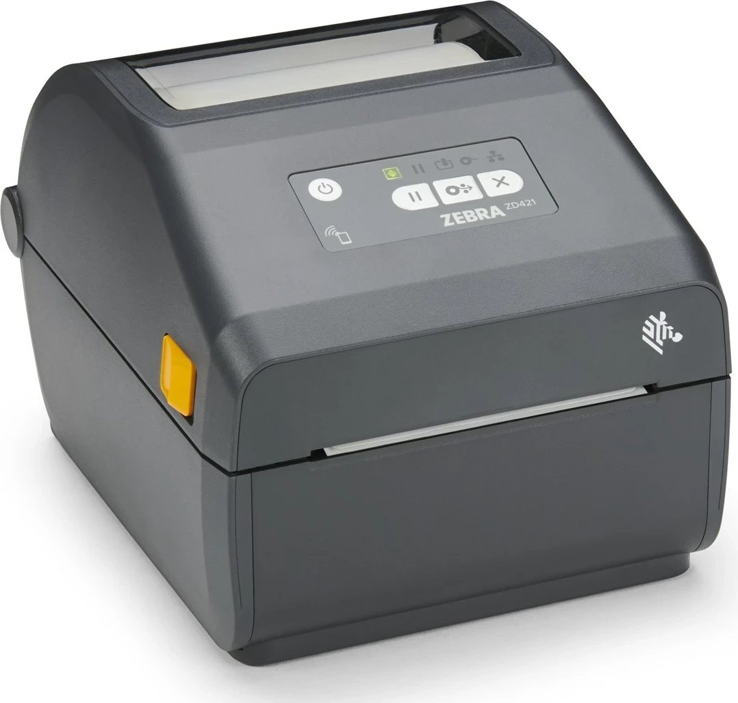 Printer termik Zebra ZD421, 203 dpi, USB, Ethernet, BT5, Gri