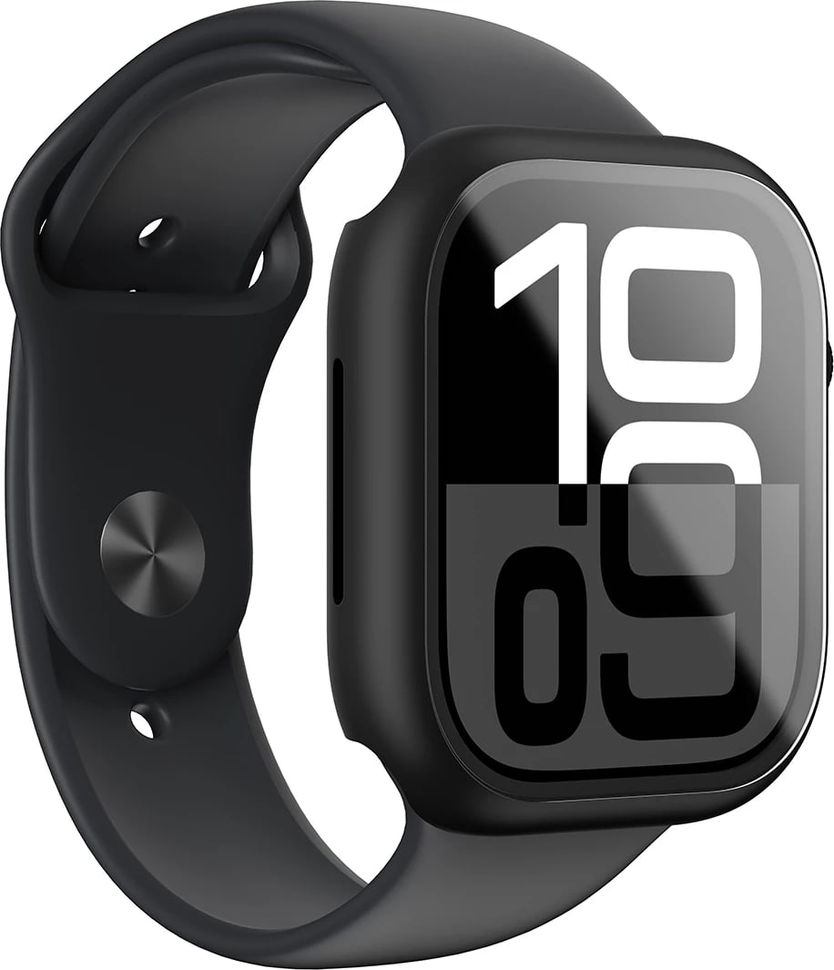 Mbështjellës AmazingThing Radix Glass për Apple Watch 42mm, i zi