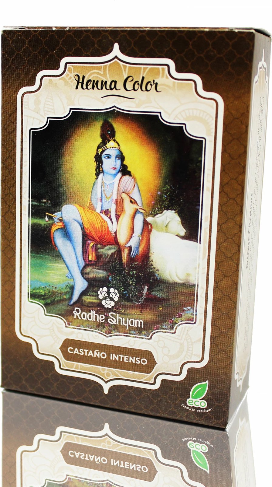 Ngjyrë për flokë pluhur RADHE Henna Castaño Intenso unisex 100g