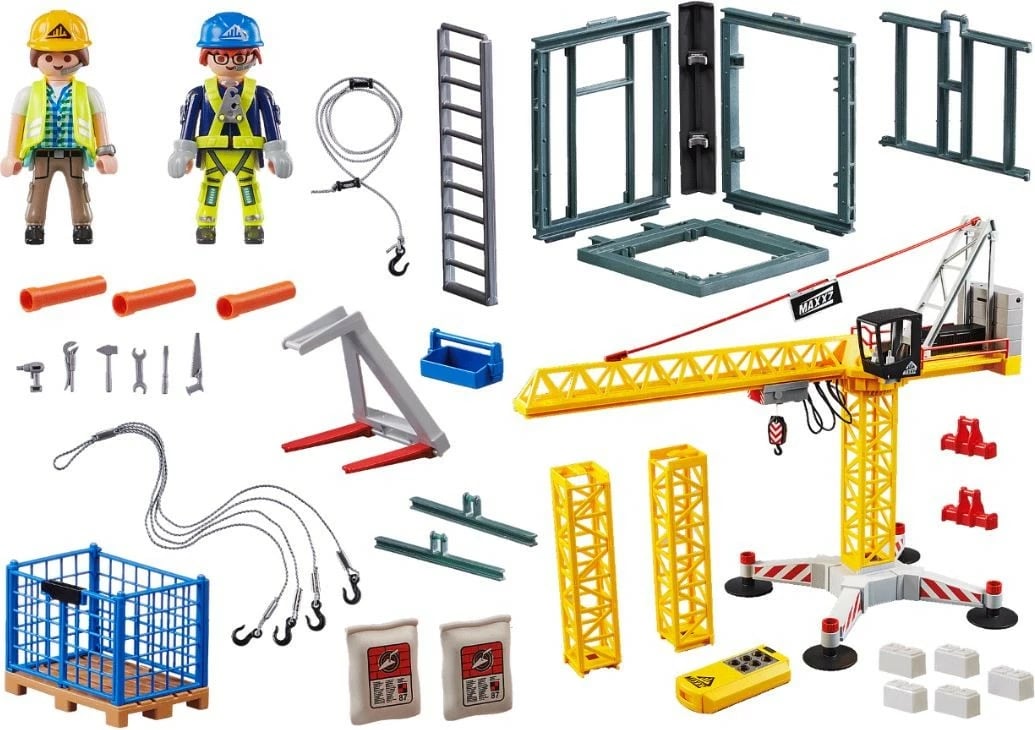 Set vinç me telekomandë, Playmobil City Action 70441, 80 pjesë, RC IR, mosha 5+