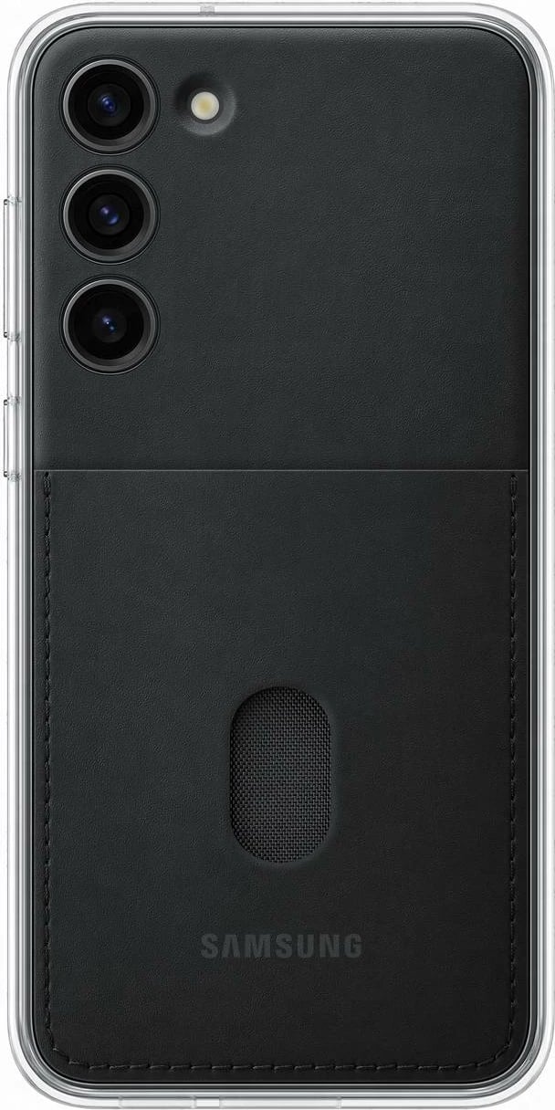 Mbështjellës Samsung Frame Cover për Samsung Galaxy S23+, EF-MS916CBEGWW, me xhep për kartelë, i zi