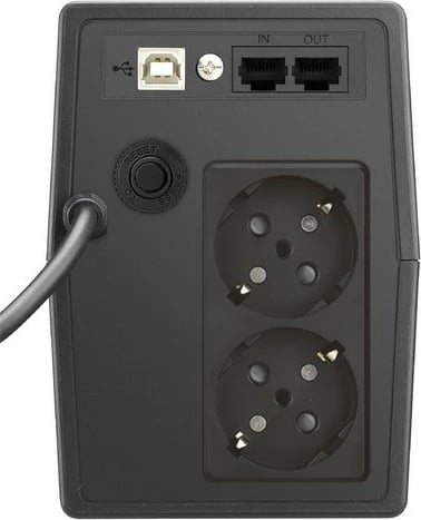 UPS PowerWalker VI 600 SCL, 600VA, 360W, 2x Schuko, USB, Ekran LCD, i zi UPS PowerWalker VI 600 SCL, 600VA, 360W, 2x Schuko, USB, Ekran LCD, i zi