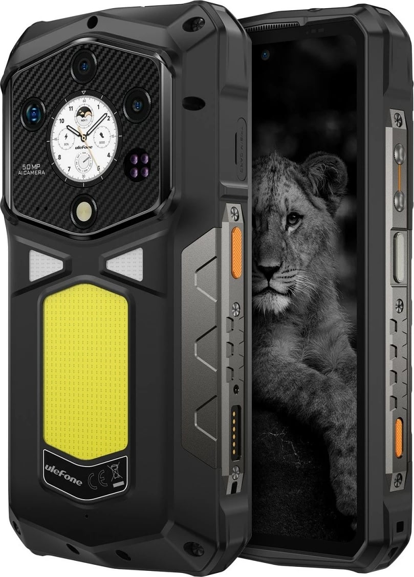 Celular Ulefone Armor 29 Pro 5G, 16GB/512GB, ekran 6.67" AMOLED 120Hz, bateri 21200 mAh, IP68/IP69K MIL-STD-810H, Android 15, e zezë