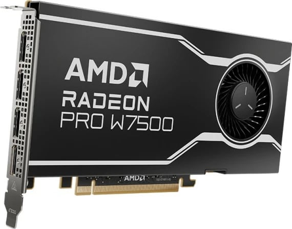 Kartelë grafike AMD Radeon Pro W7500, 8 GB, GDDR6, PCI Express x8 4.0