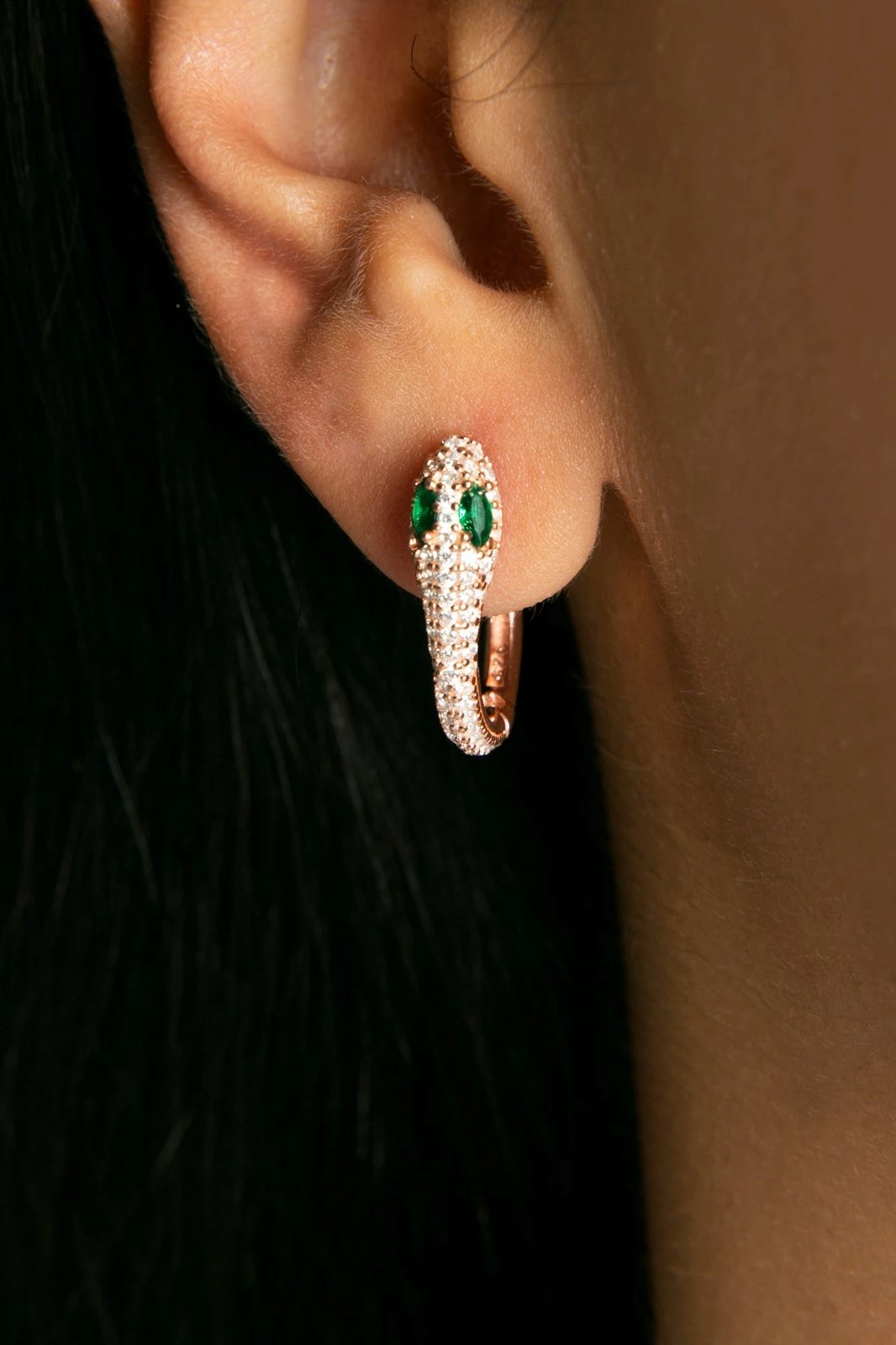 Vathë argjendi Elika Silver, ngjyrë ari rozë, ELKYS60067R