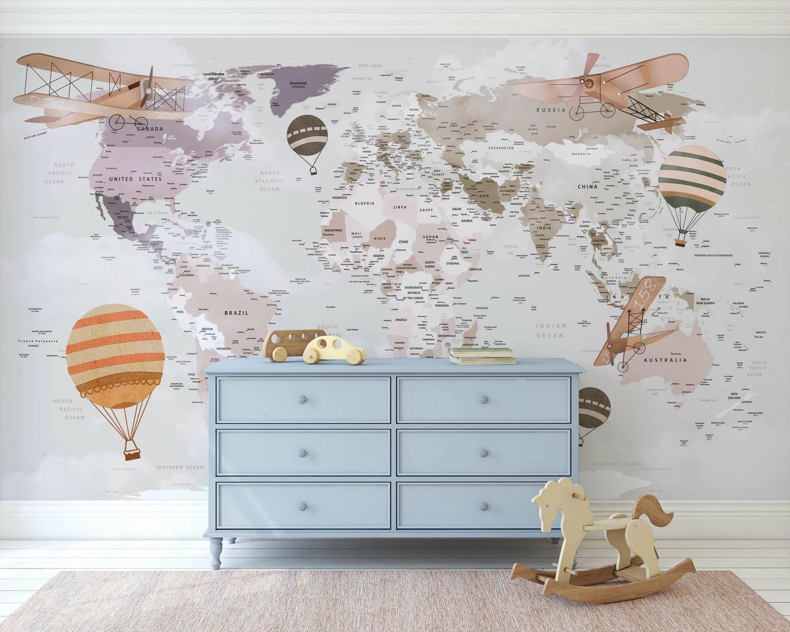 Murale muri Wallity, MDK-00136, 300x270cm