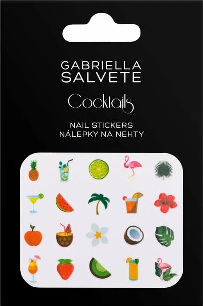 Sticker për thonj Gabriella Salvete Cocktails për femra, 1 pako