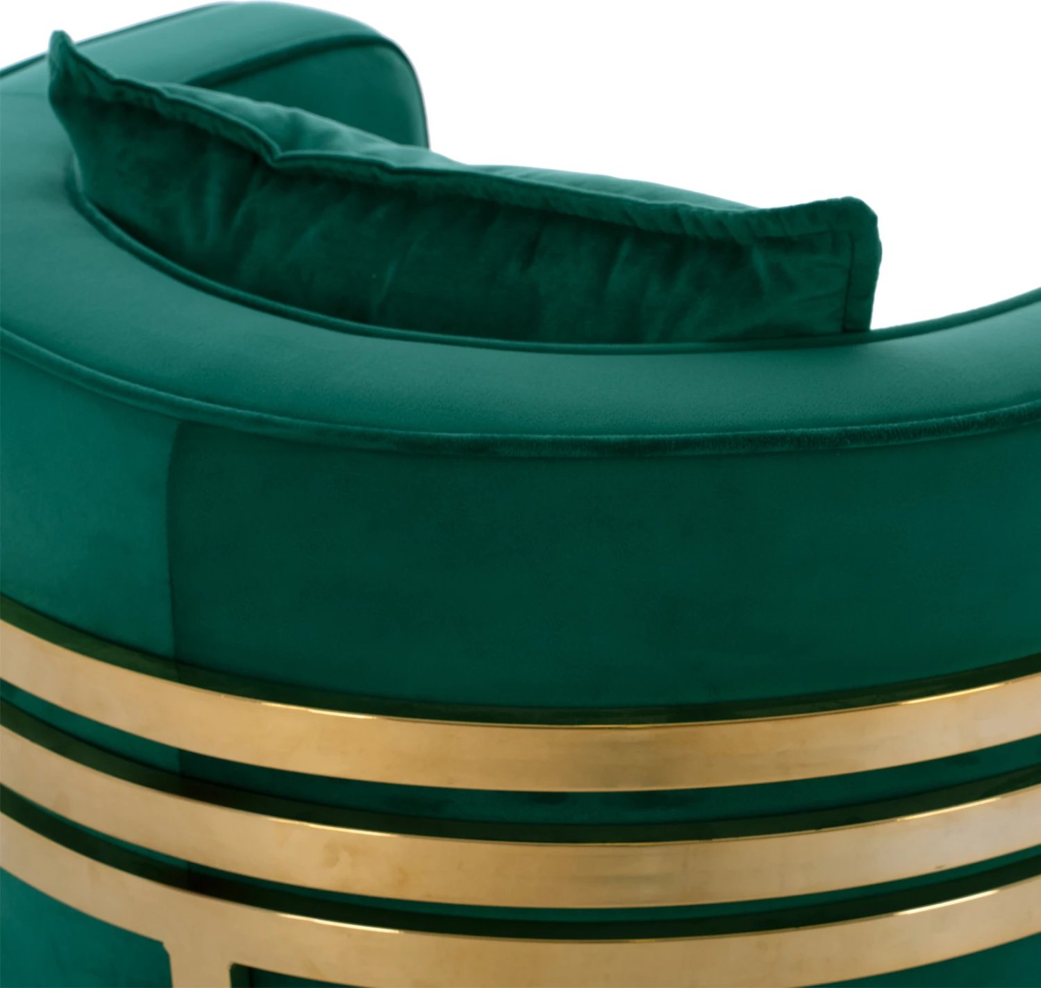 Karrige TIANA me kornizë metali të artë dhe shpinë të ulët, FH8738.03