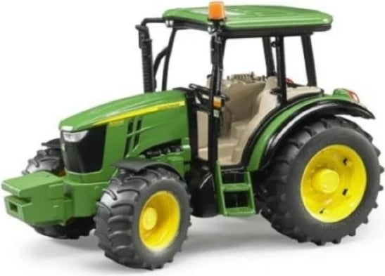 Traktor lodër BRUDER John Deere 5115M, 1:16, Gjelbër/Verdhë