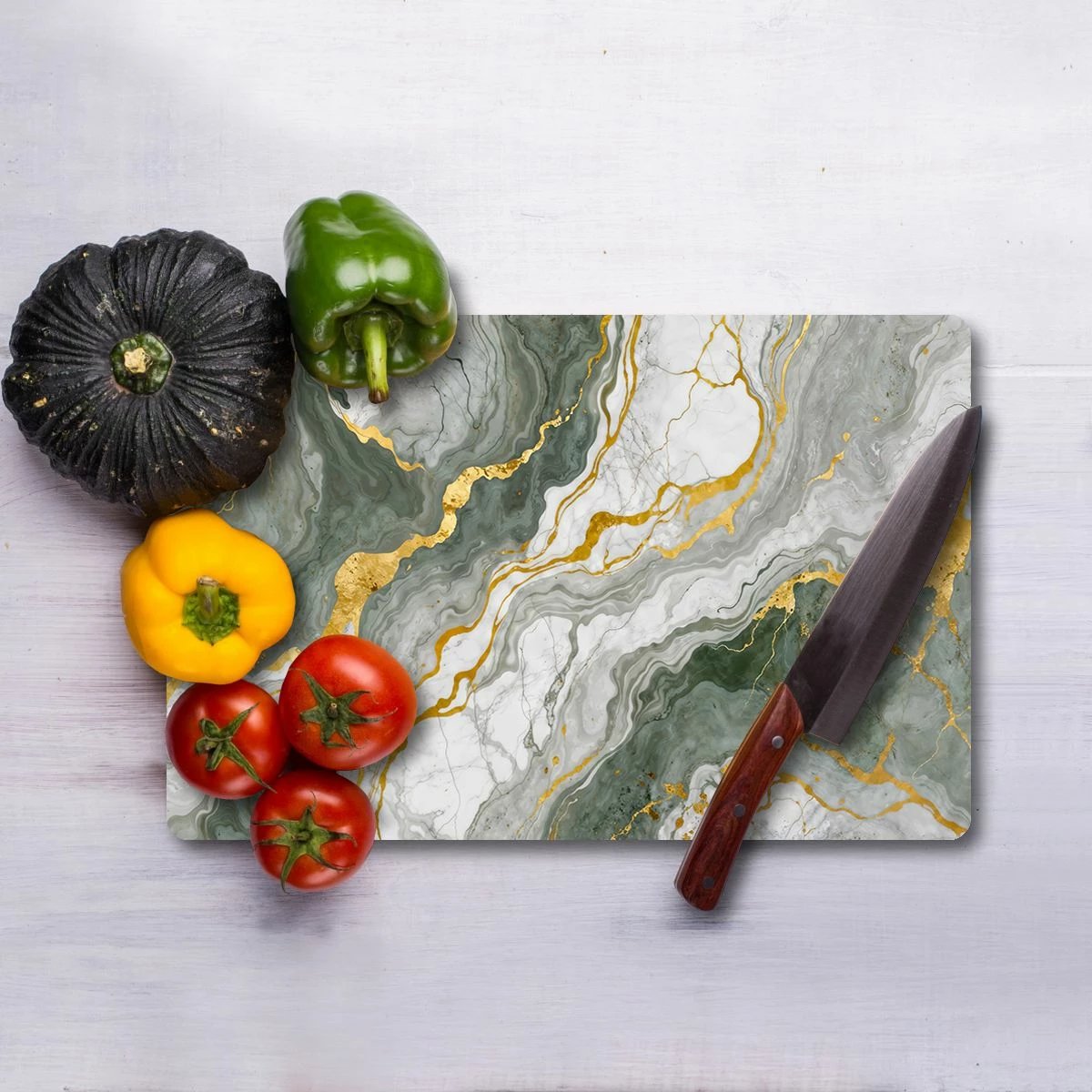 Dërrasë prerëse prej xhami të temperuar, shumëngjyrëshe, Hermia Ckt7 - 3040, 30x40cm