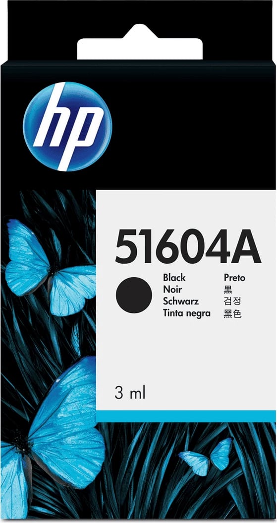 Bojë printeri, HP, 51604A, 3 ml, 500 faqe, e zezë