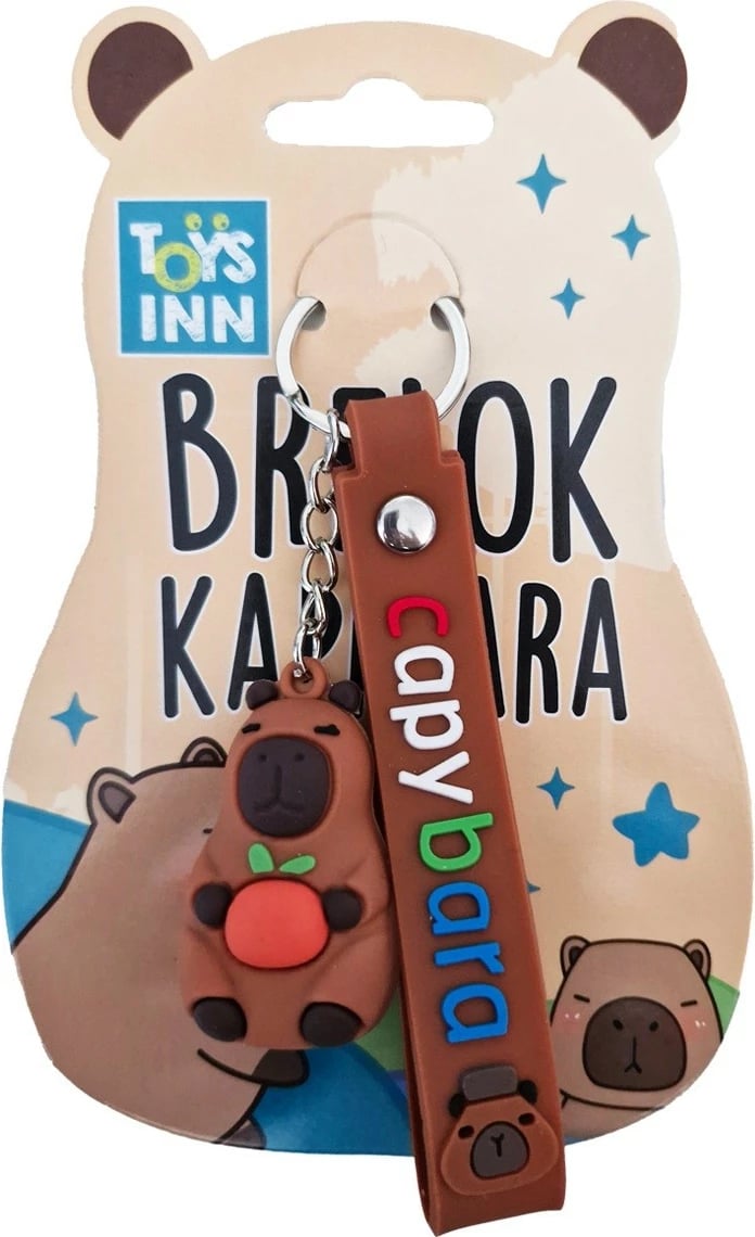 Varëse çelësash Stnux Capybara, set 12 copë, metal dhe gomë, shumëngjyrëshe