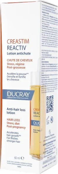 Locion kundër rënies së flokëve Ducray Creastim Reactiv unisex 60ml