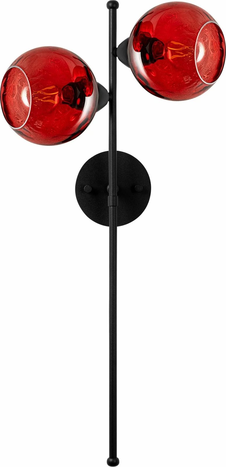 Llambë muri Opviq Benek, e kuqe dhe e zezë, 35x21x72cm