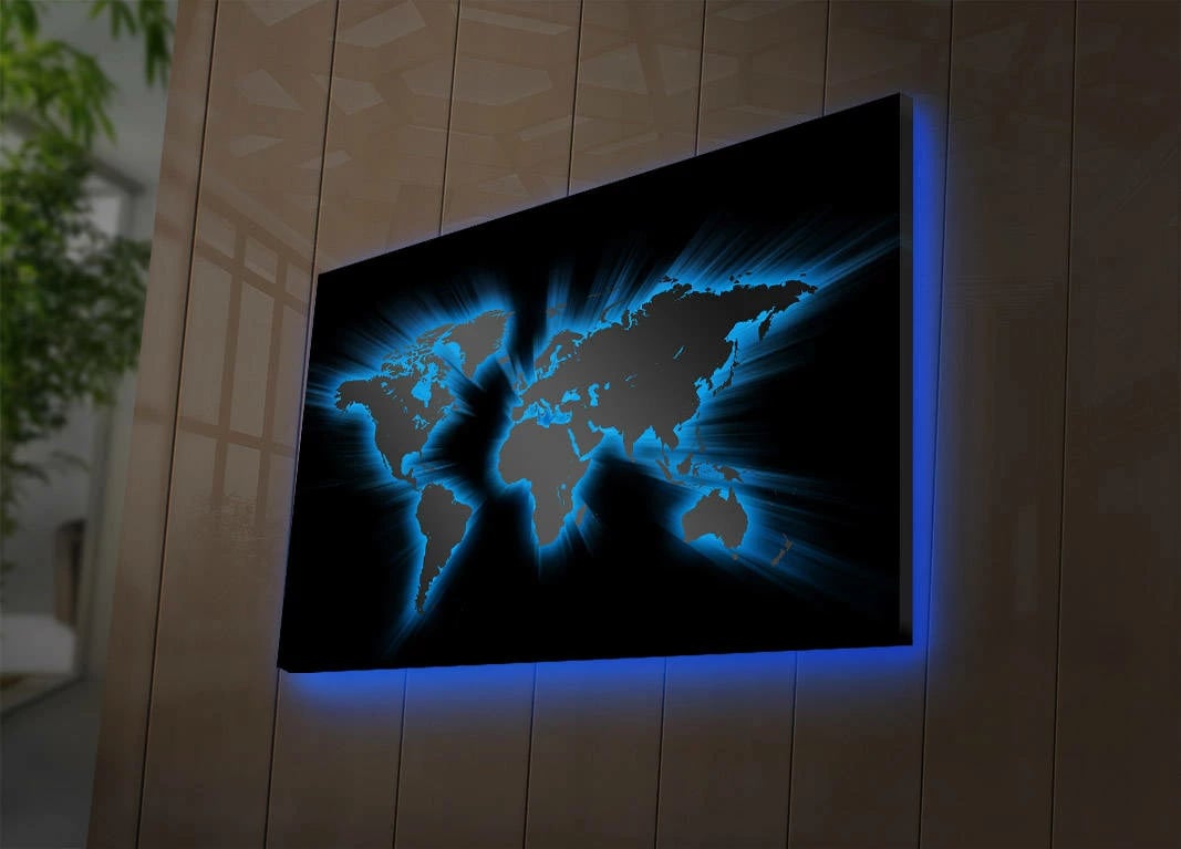 Pikturë dekorative me drita LED, Wallity, 4570DACT-35