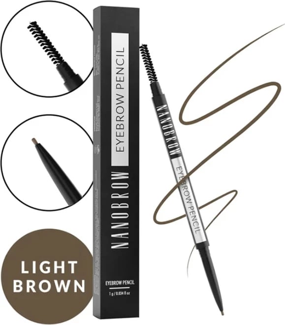 Laps për vetulla Nanobrow Light Brown 1g, unisex