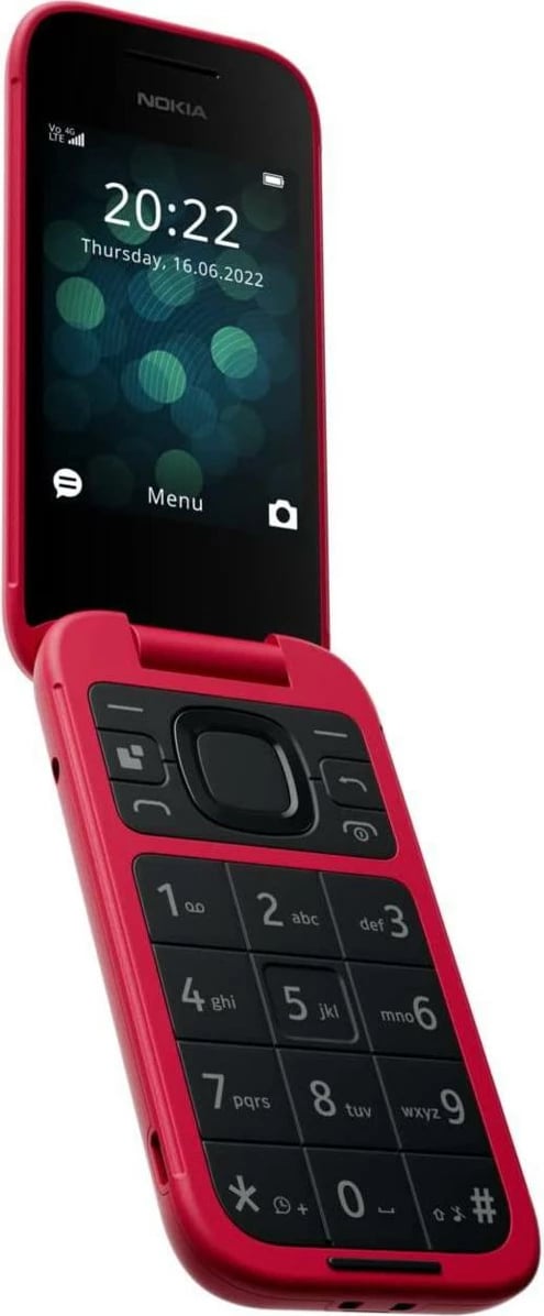 Celular Nokia 2660 Flip i kuq