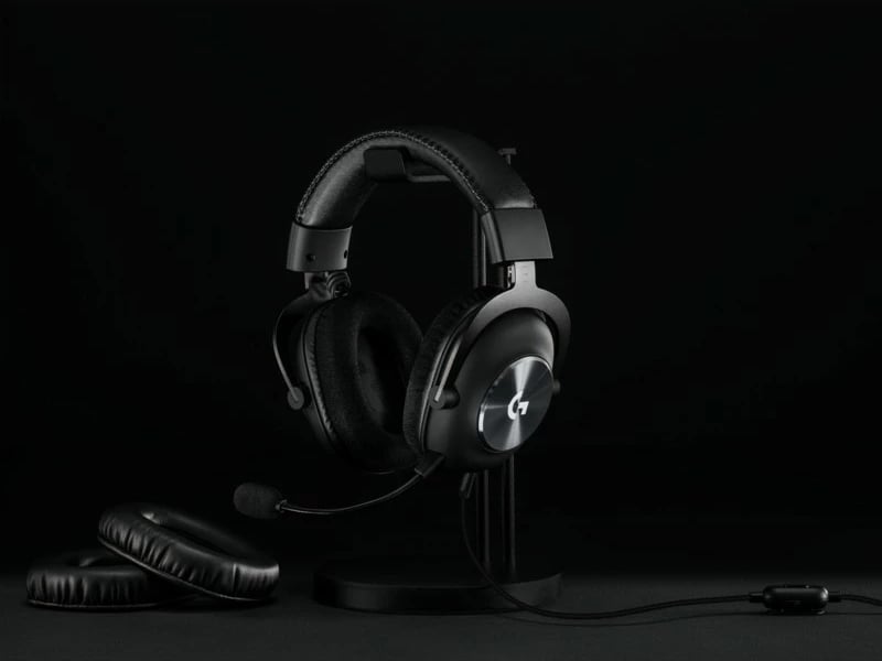 Kufje gaming Logitech G PRO X, me kabllo, 20 - 20000 Hz, 320 g, të zeza