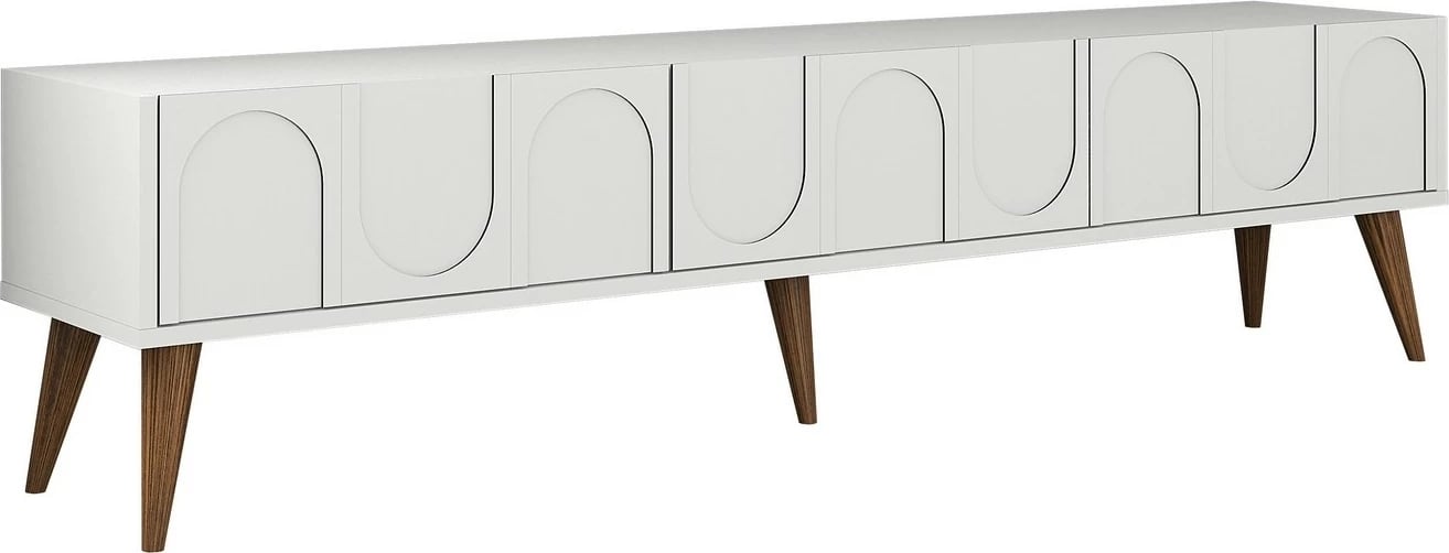 Komodë TV Hanah Home, Lyon 44, e bardhë dhe arre