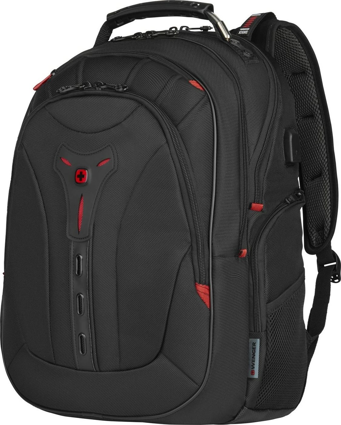 Çantë shpine Wenger Pegasus Deluxe Ballistic 16 inç e zezë