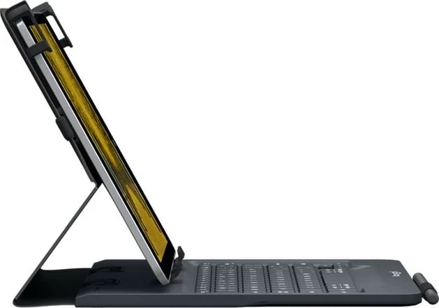Mbështjellës universal Logitech me tastierë të integruar për tabletë 9-10 inç, QWERTY, italisht, i zi