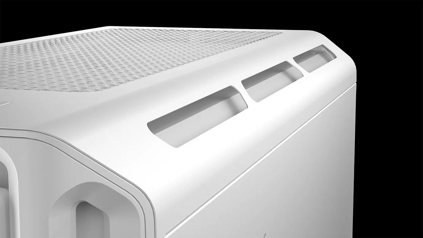 Kasë Corsair 5000T midi, xham i temperuar, e bardhë