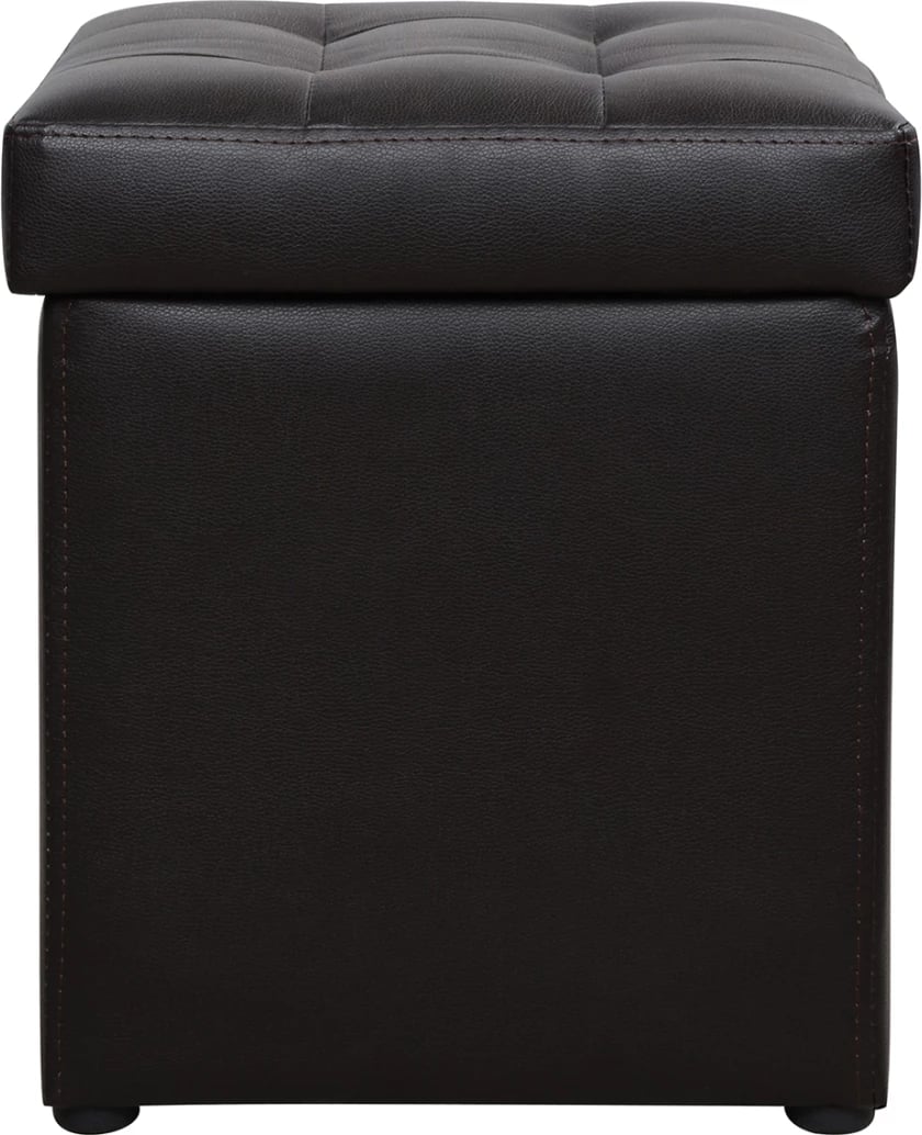 Karrige për bar me hapësirë ruajtëse, kub ngjyrë kafe, FH224.03, 36.5x36.5x36 cm