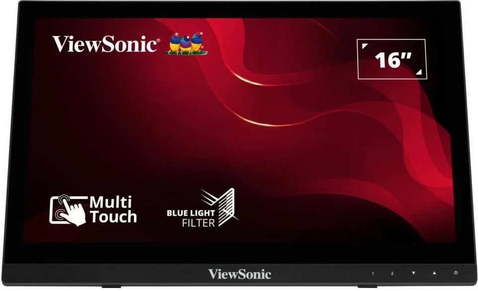 Monitor ViewSonic TD1630-3, 15.6 inç, Touchscreen, Portable, HD, i zi