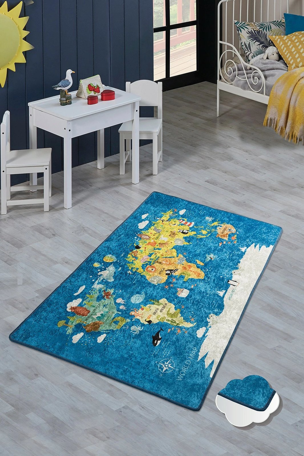 Qilim (100 x 160) Conceptum Hypnose, harta e botës