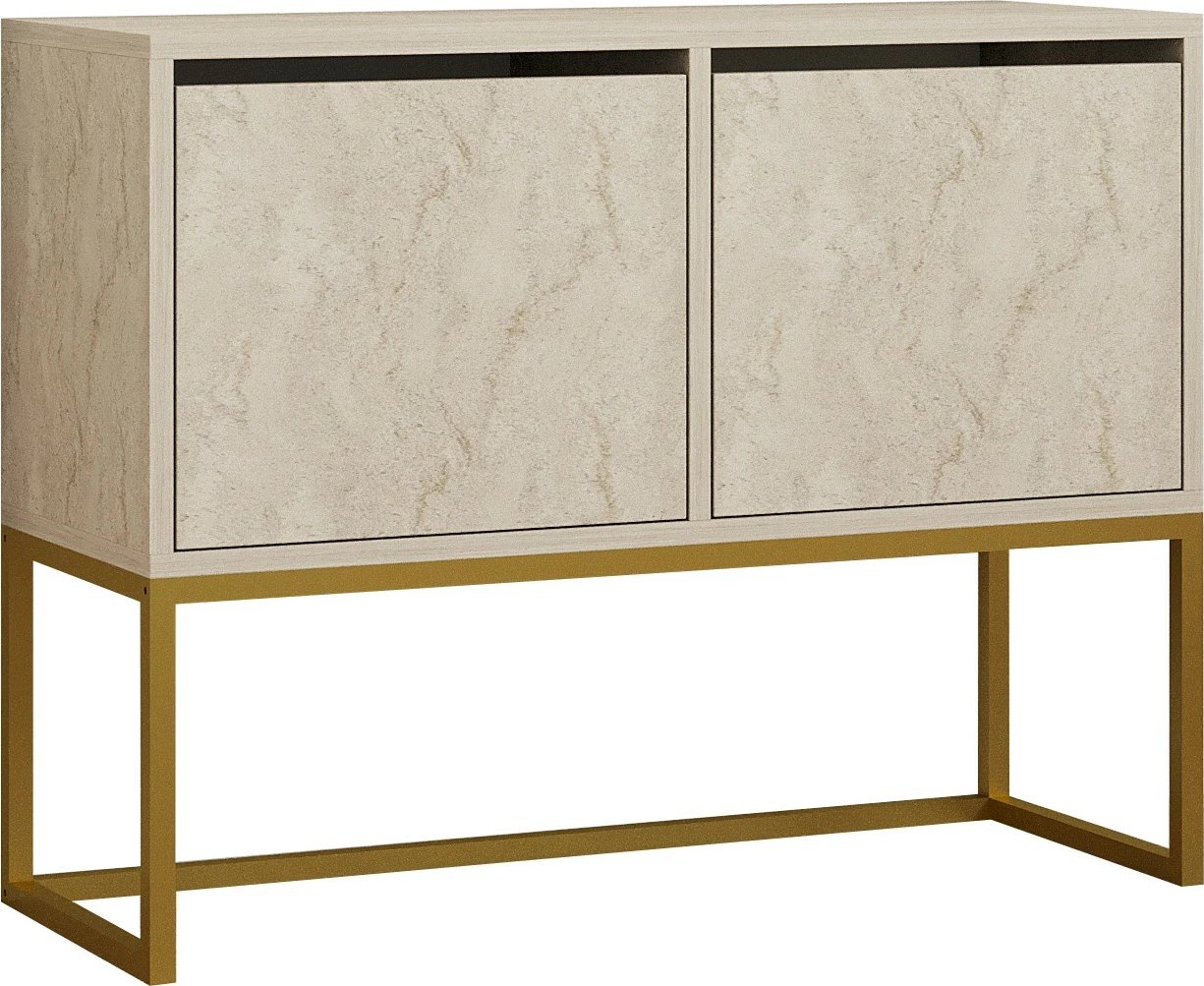 Konsol Zermat, ngjyrë travertine, Hanah Home