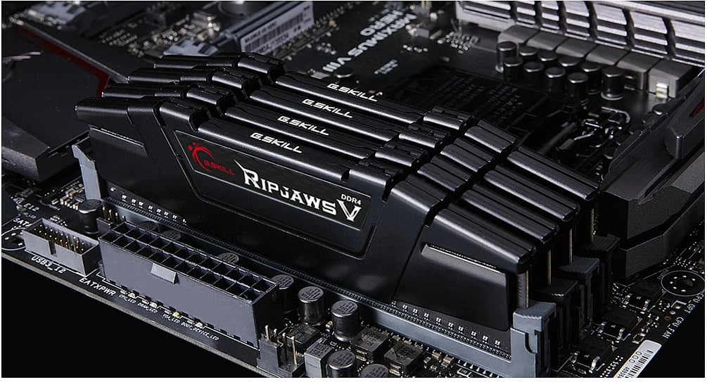 RAM Memorje G.Skill Ripjaws V KIT 128GB (4x32GB) DDR4 2666MHz CL19, e zezë