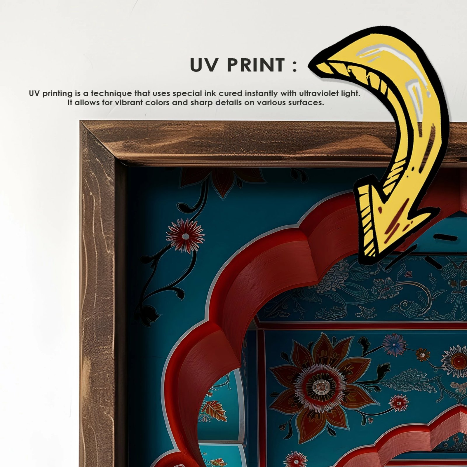 Pikturë dekorative me kornizë MDF, Wallity, GE122-L