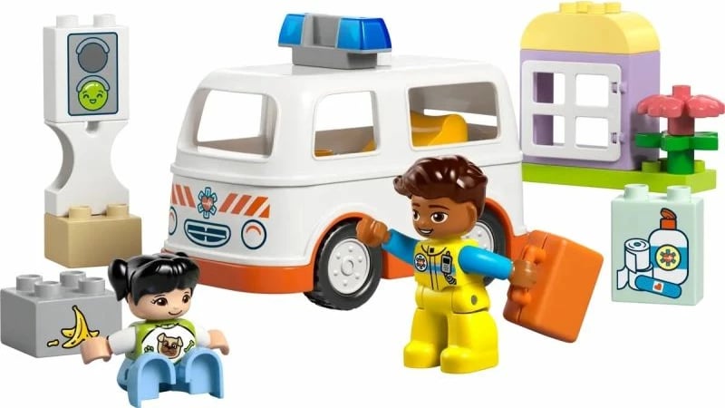 lodra lego për fëmijë duplo ambulance