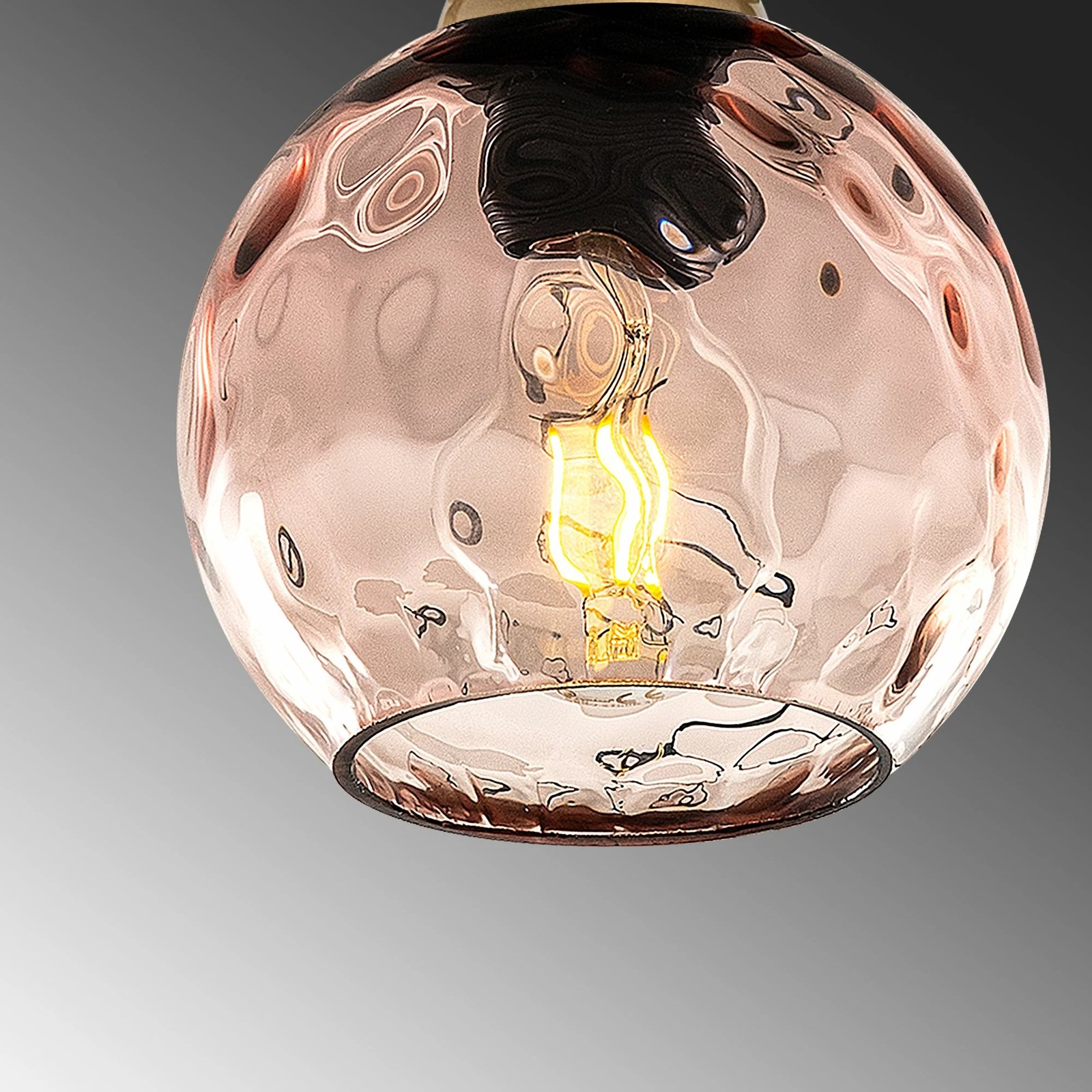 Llambë tavani Opviq Benek, rozë dhe e zezë, 15x15x18cm