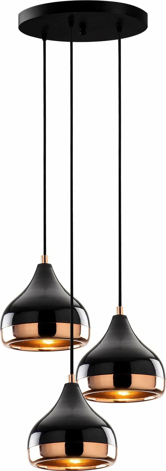 Llambë tavani Opviq, Yıldo - 6871 - LW, metalike, e zezë dhe bakri