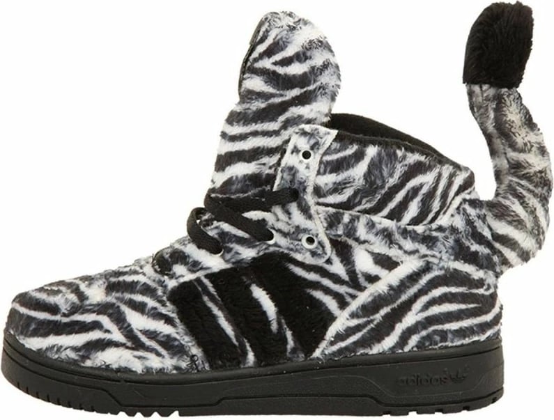 Atlete për fëmijë adidas Originals Jeremy Scott Zebra, të bardha e të zeza