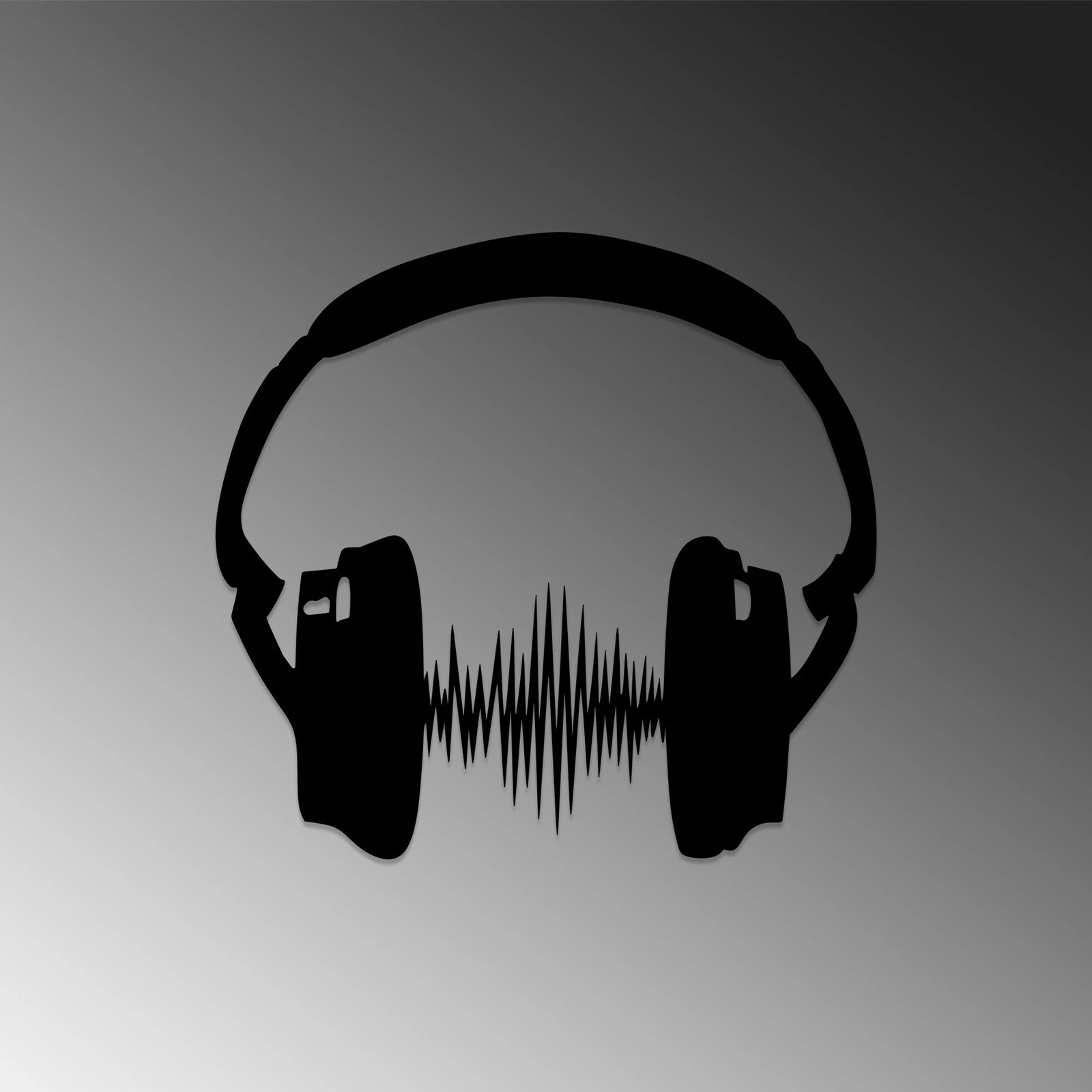 Aksesor dekorativ metalik për mur, Wallity, Just Music