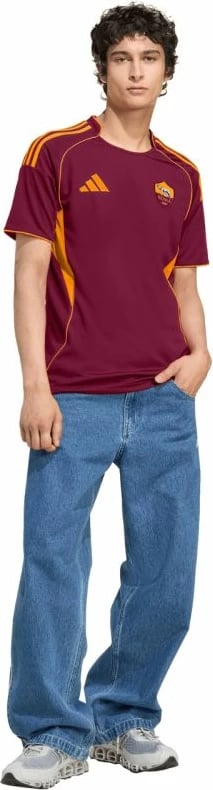 Fanellë futbolli për meshkuj adidas AS Roma, e kuqe e errët