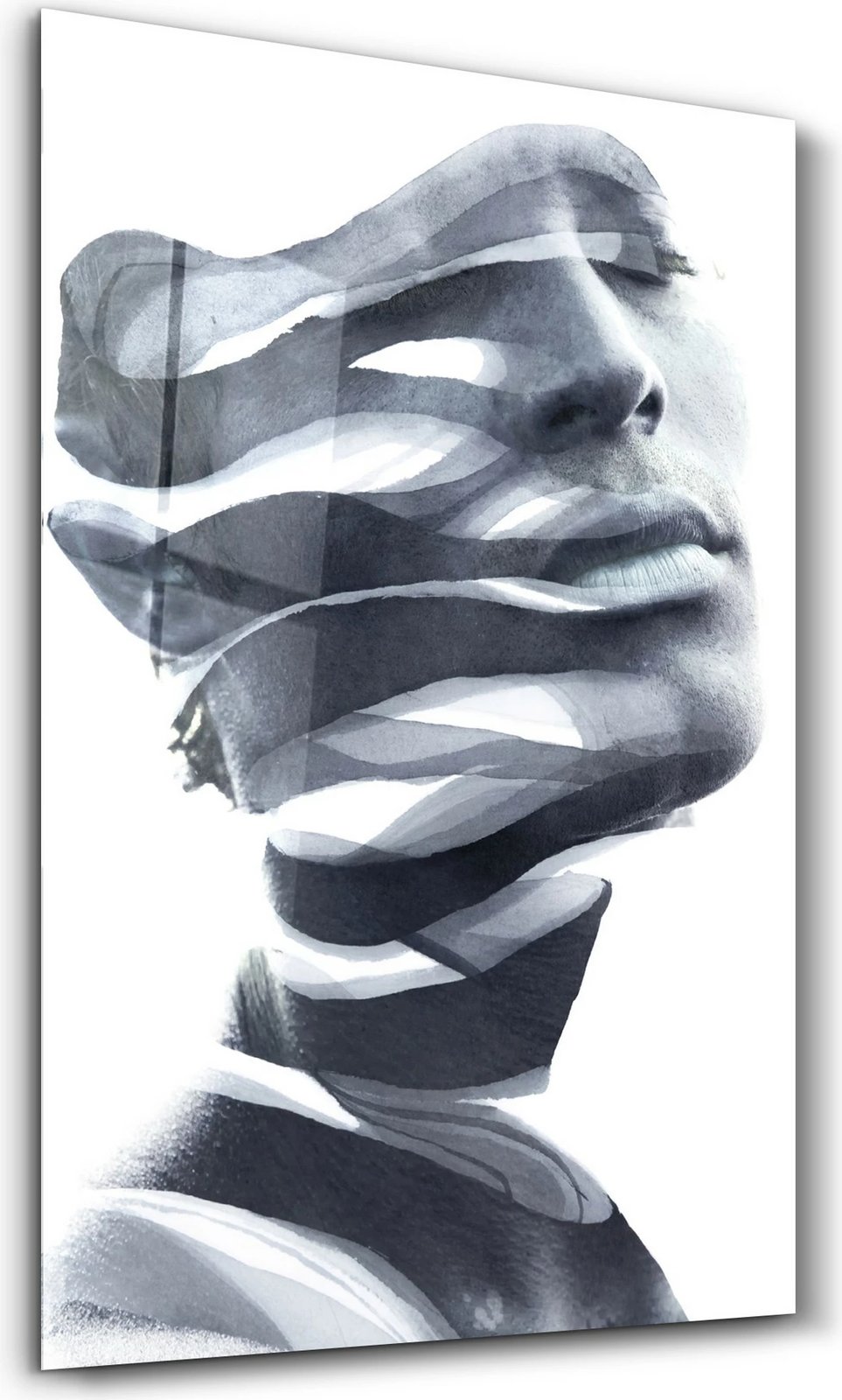 Pikturë dekorative prej xhami të temperuar, shumëngjyrëshe, CAM-4078, 46x72 cm