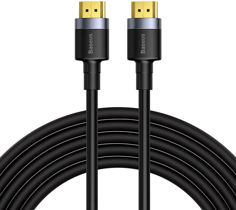 Kabllo HDMI Baseus Cafule, 5m, 4K@60Hz, HDMI 2.0, E zezë