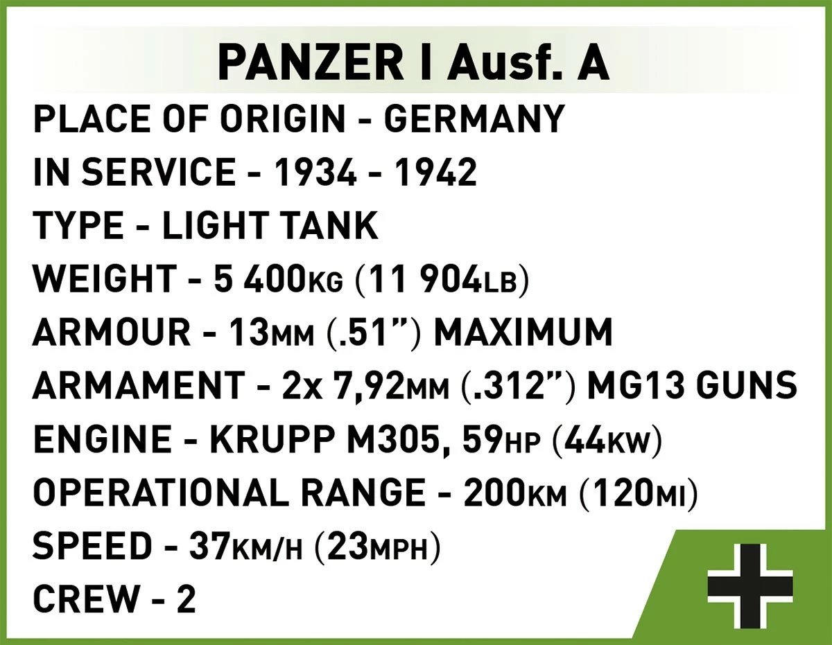 Set lodrash ndërtimi Cobi Klocki 2740 Renault R35, Valentine IX, Panzer I, 595 pjesë