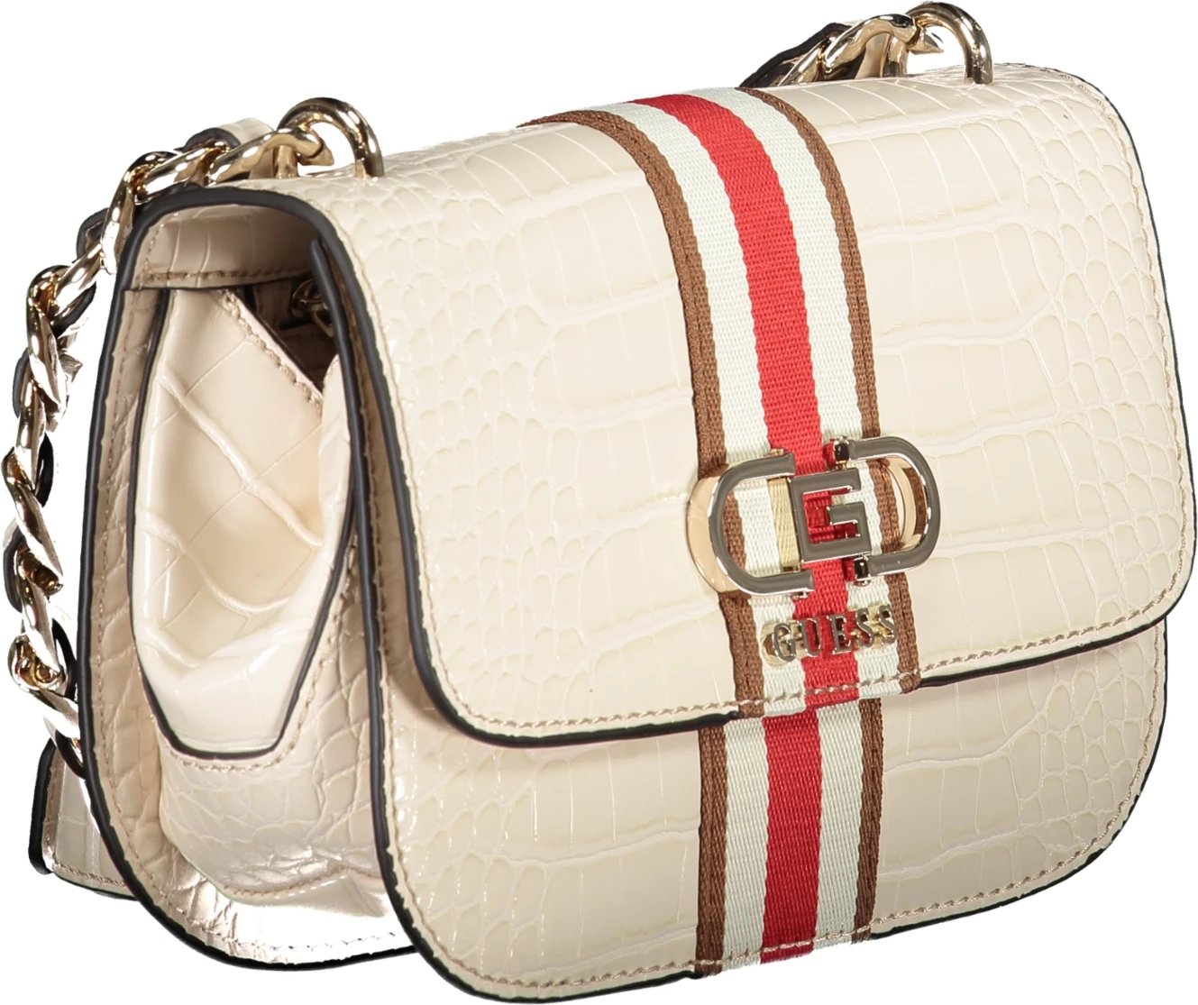 Çantë femra GUESS JEANS Nelka, beige