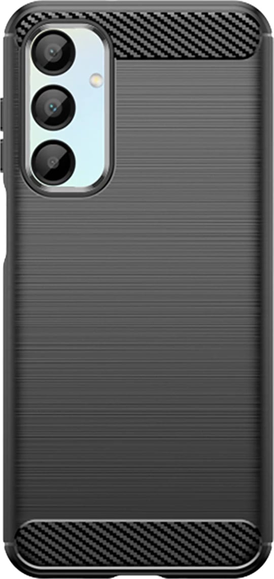 Mbështjellës Hurtel Carbon Case për Samsung Galaxy A16 / A16 5G, TPU, Zi