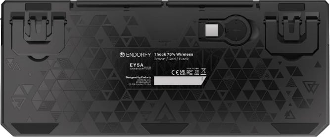 Tastierë Endorfy Thock Red EY5A073 - WiFi, BT, USB, e zezë