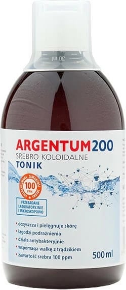 Tonik fytyre Aura Herbals Argentum 200 Colloidal Silver 100PPM 500ml